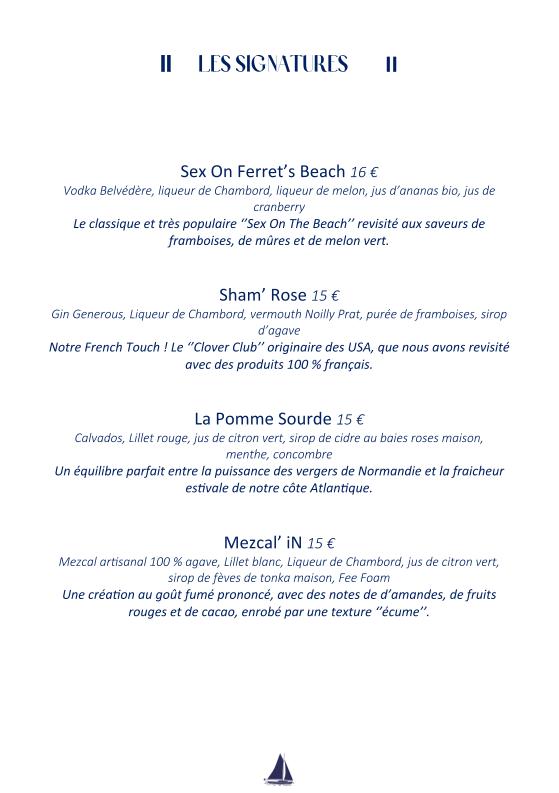 Le Saint Martial Cap Ferret - Menu Image 2